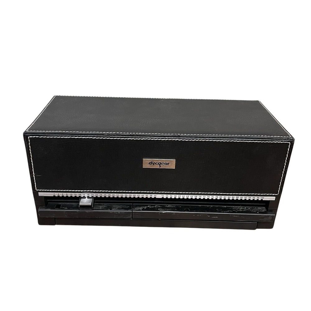 DiscGear Selector 120HD Faux Leather Brown Disc Holder Case CD DVD Games
